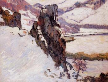 阿曼 吉約曼 Landscape, The Creuse in the Snow